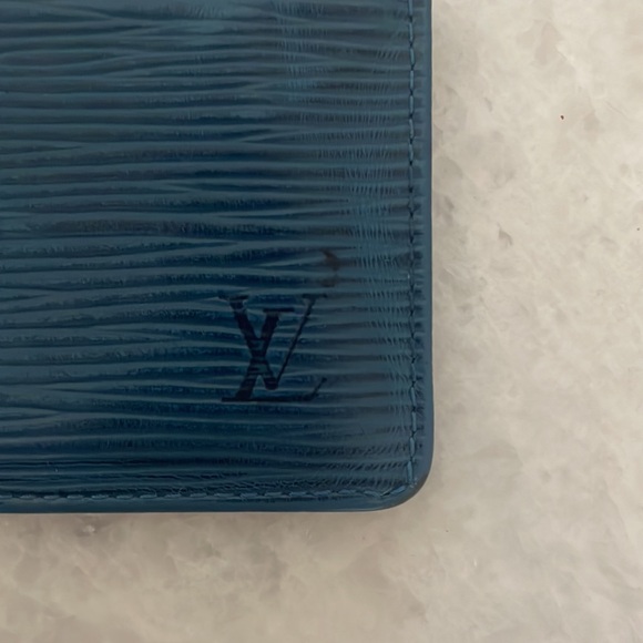 Pochette Cle Coin Case Epi Toledo Blue - Picture 2 of 7